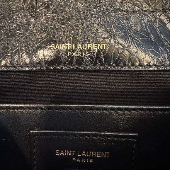 Yves Saint Laurent Tweed Calfskin Matelasse Monogram Niki Bag - Picture 5 of 16